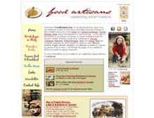Tablet Screenshot of foodartisans.com